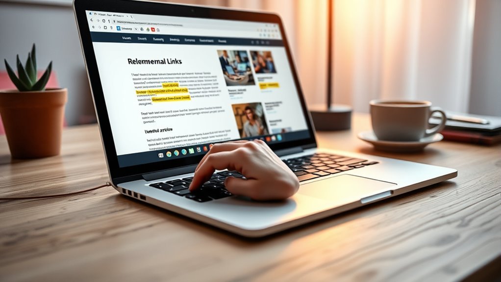 enhancing navigation with links